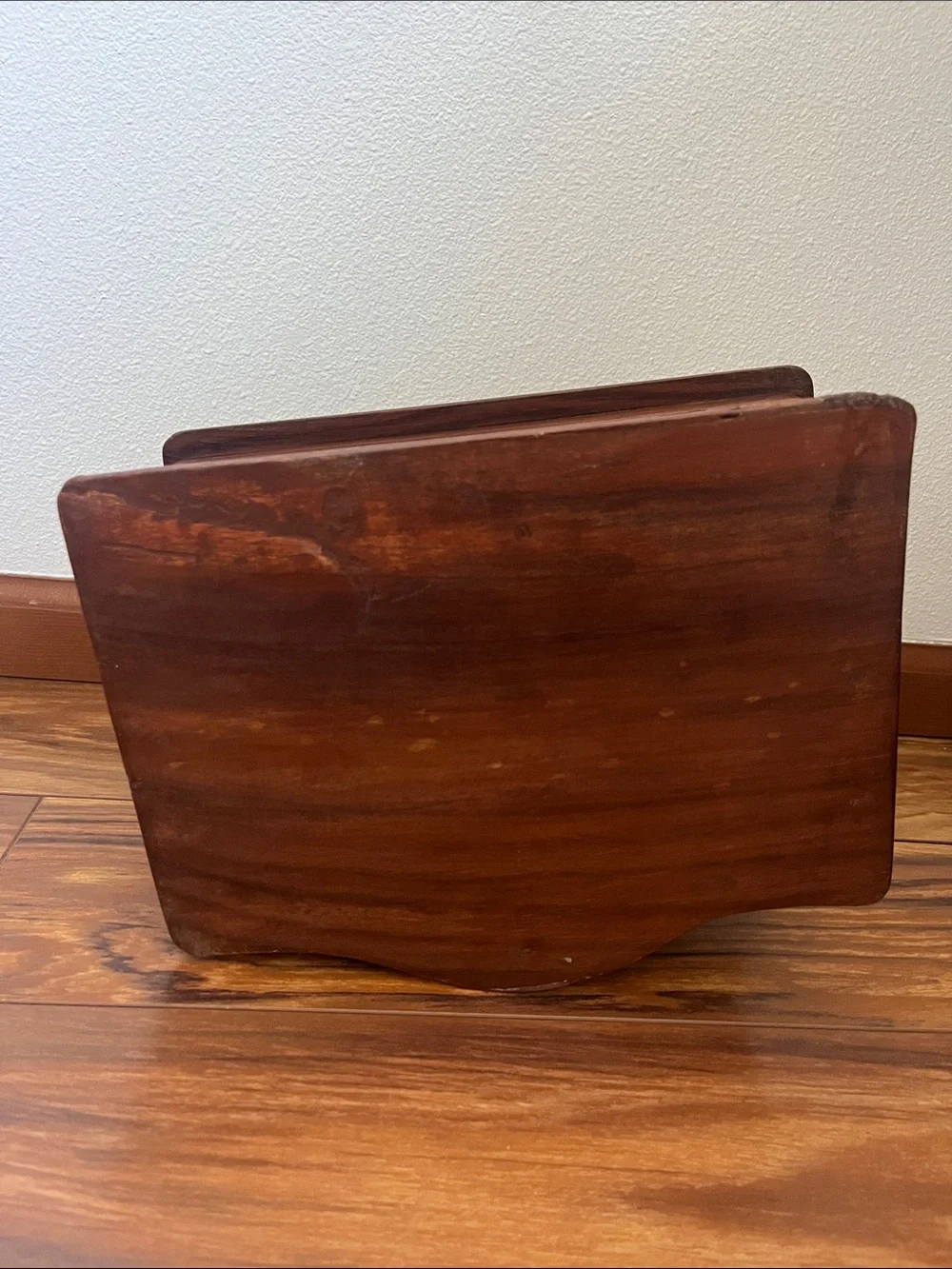Hand-Carved Decorative Wooden Jewelry Box - Brown